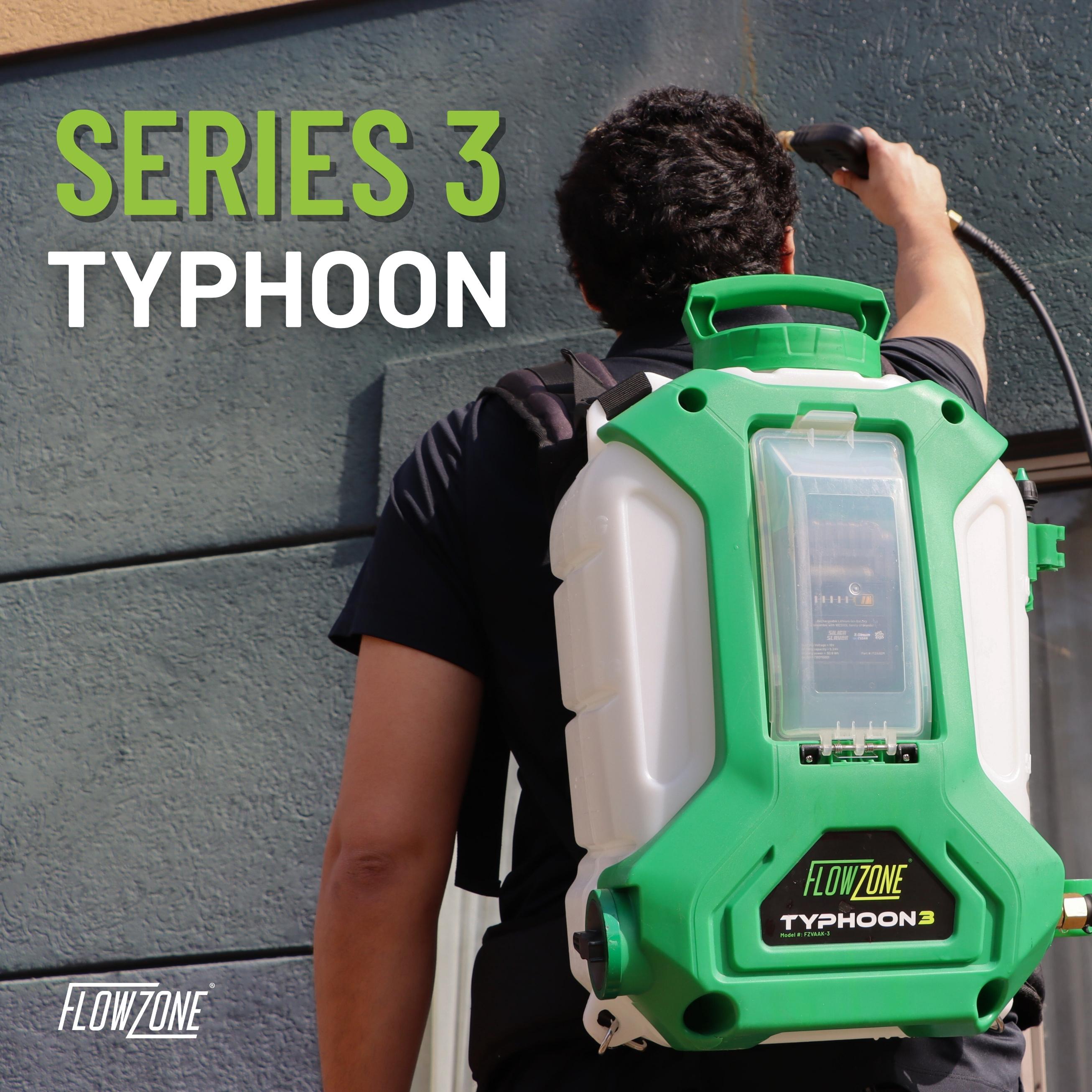 Typhoon 3 Battery Powered Backpack Sprayer (4-Gallon)