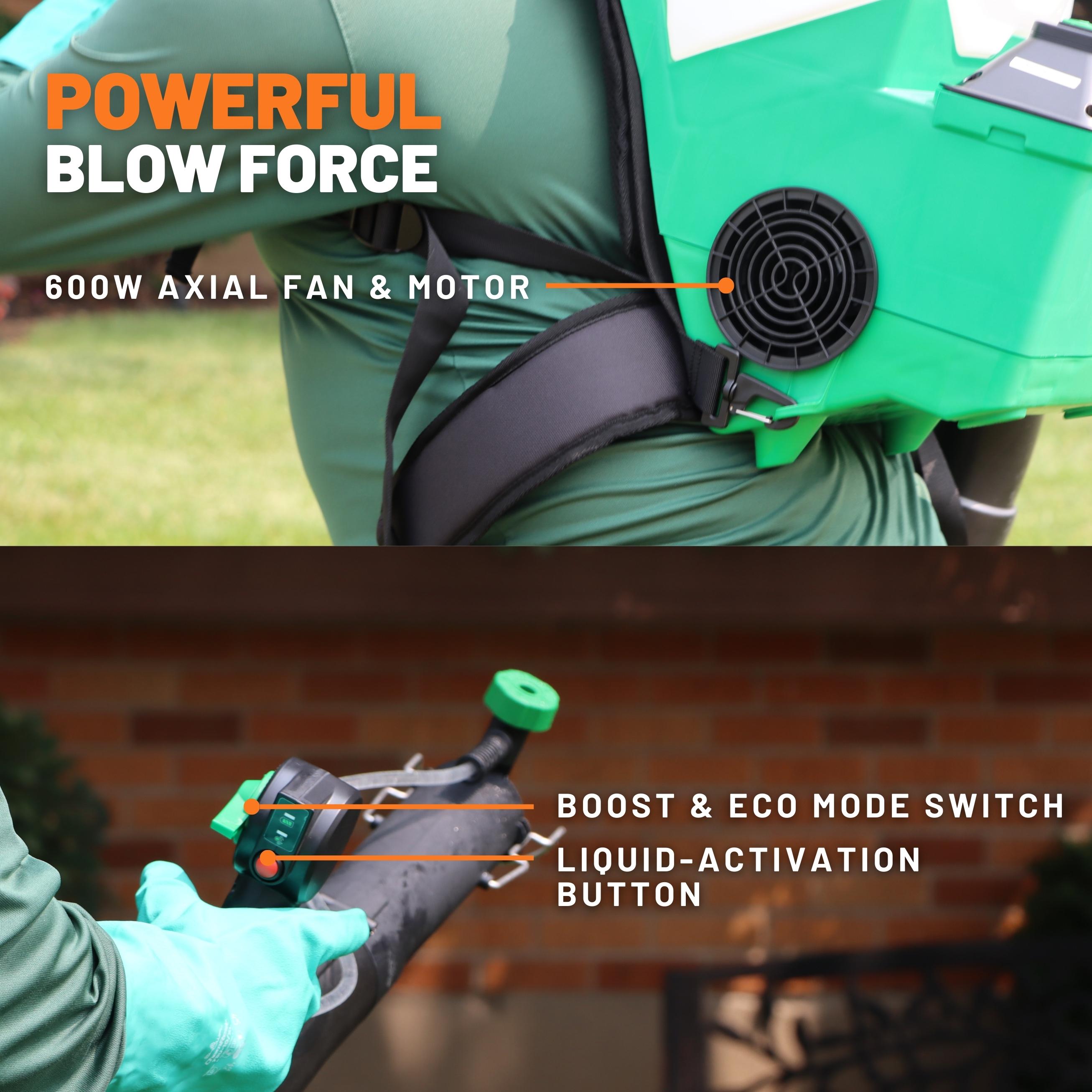 Vortex 40V / 8Ah Battery-Powered Mist Blower