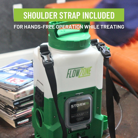 Storm 1Gallon SwapTank BatteryPowered Portable Sprayer FlowZone®