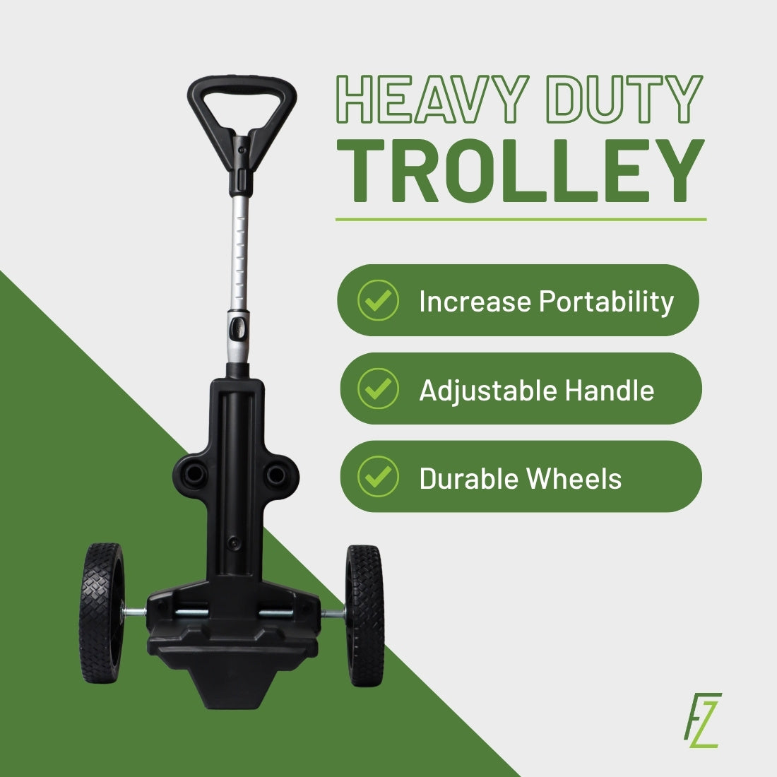 Trolley & 20-Ft. Extension Hose Bundle – FlowZone