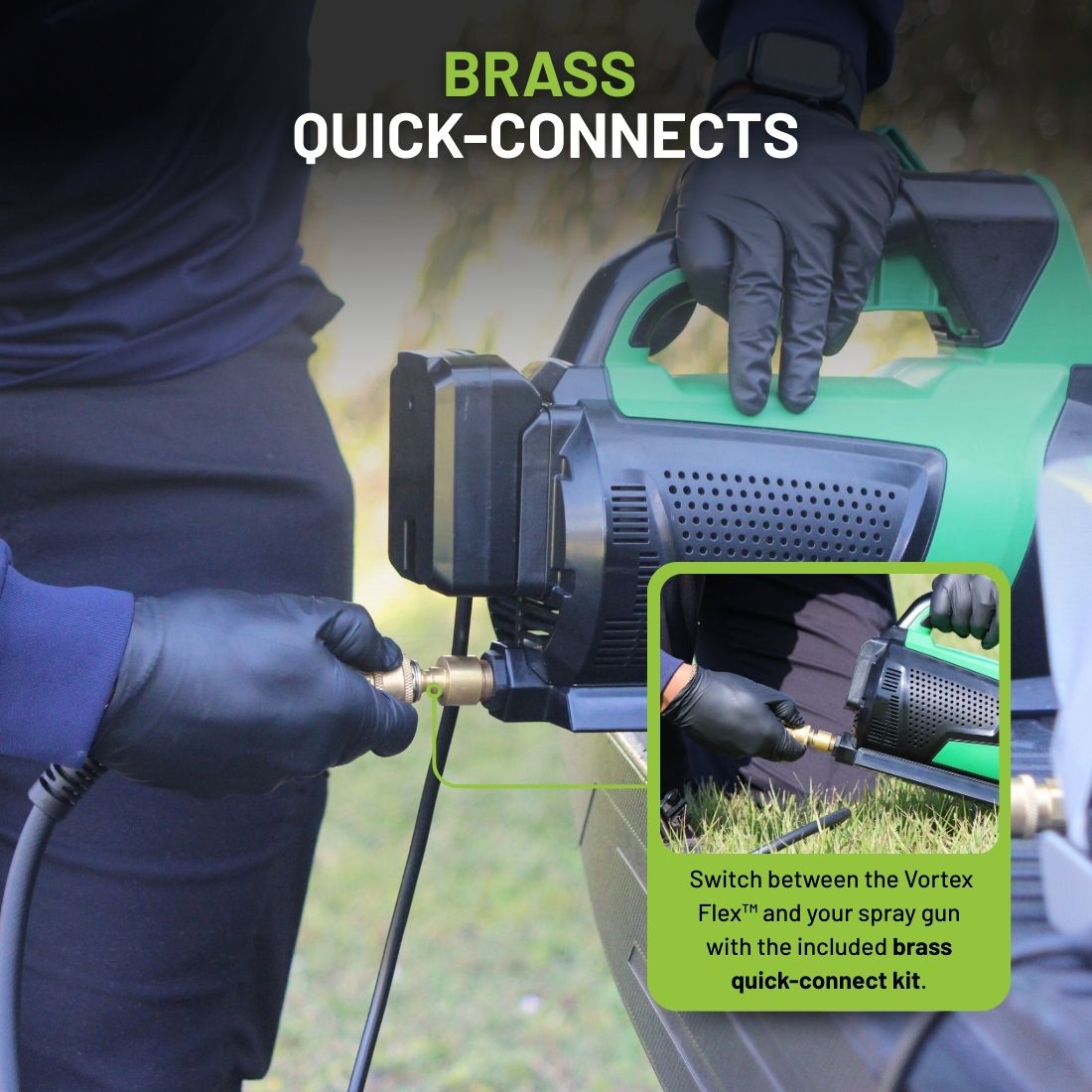 Vortex Flex™ Battery-Powered Handheld Mist Blower