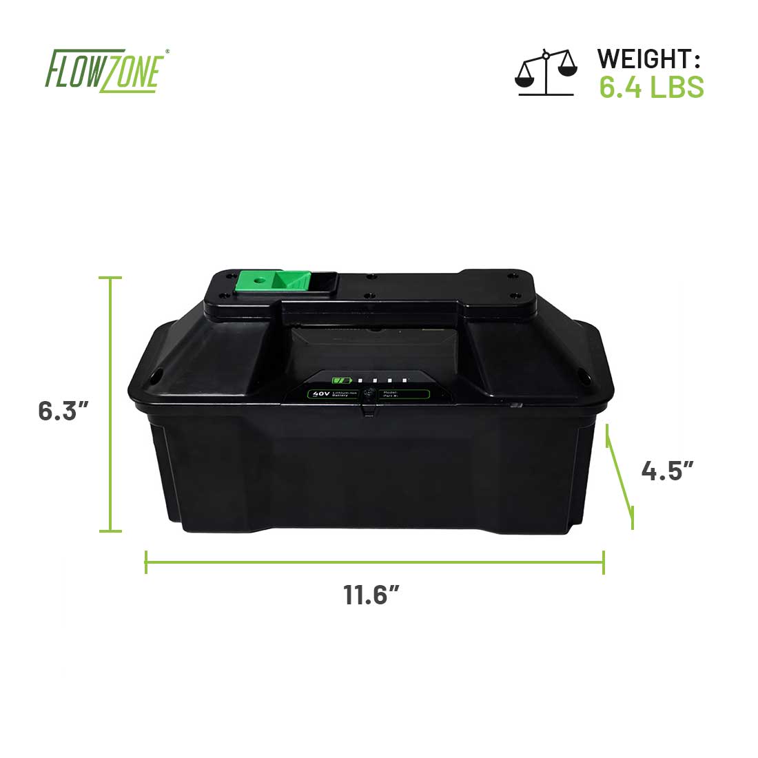 Vortex™ 40V/12Ah Lithium-Ion Battery Pack | FlowZone®