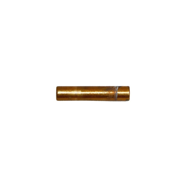 brass atomization jet on white background