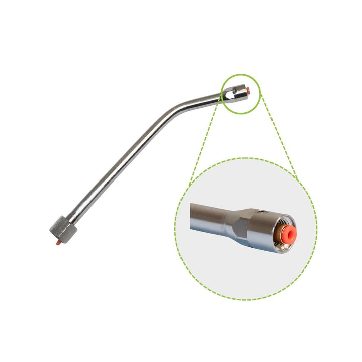 injectosol spray wand with a close up on quick-release mechanism on white background