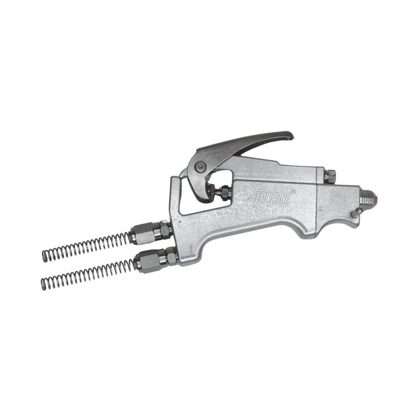 injectosol dual-port inline injection spray gun assembly on a white background