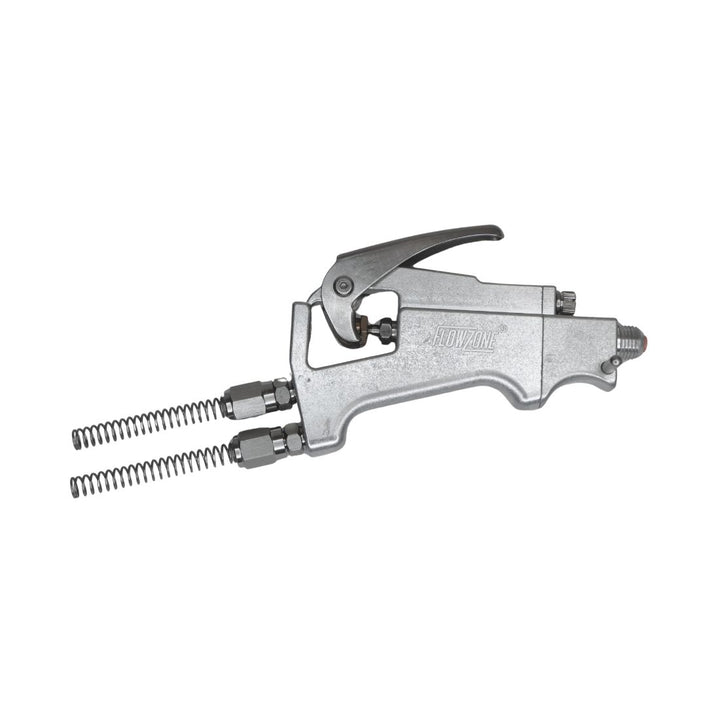 injectosol dual-port inline injection spray gun assembly on a white background