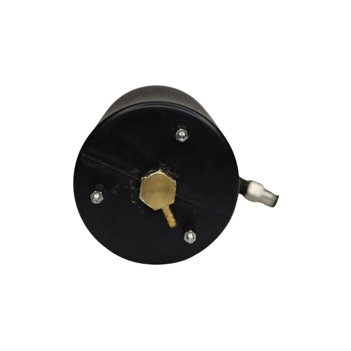 bottom view of injectosol tank on white background
