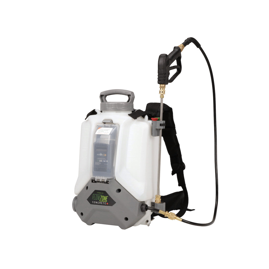 Concrete+ Typhoon 2.5 5-Position Variable Pressure Battery Backpack Sprayer (4 Gallon)