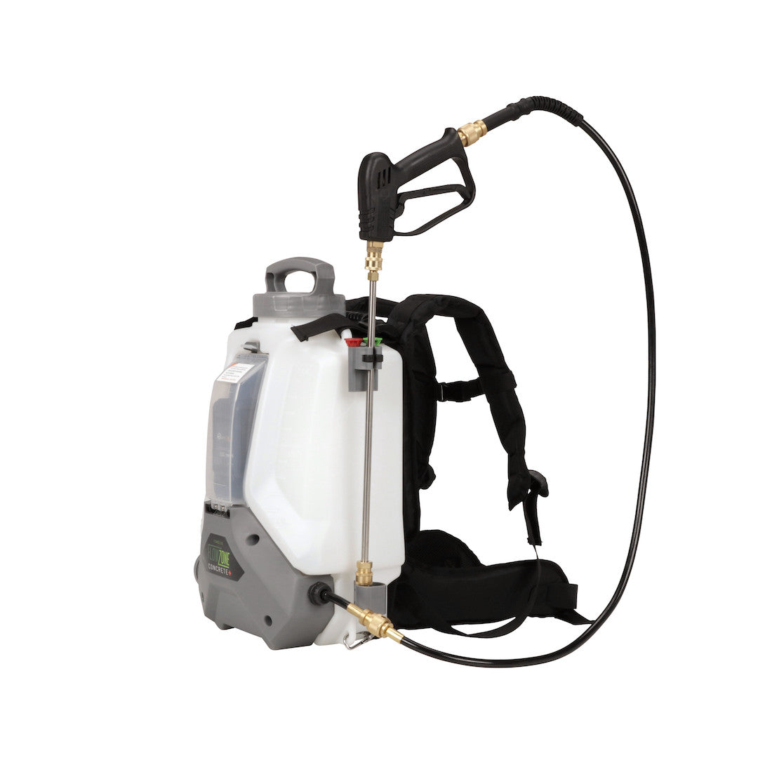 Concrete+ Typhoon 2.5 5-Position Variable Pressure Battery Backpack Sprayer (4 Gallon)