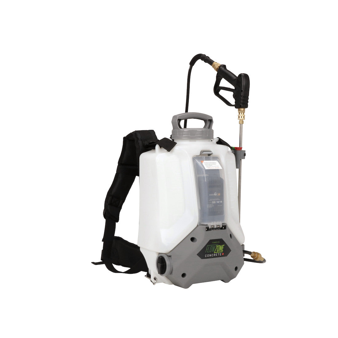 Concrete+ Typhoon 2.5 5-Position Variable Pressure Battery Backpack Sprayer (4 Gallon)