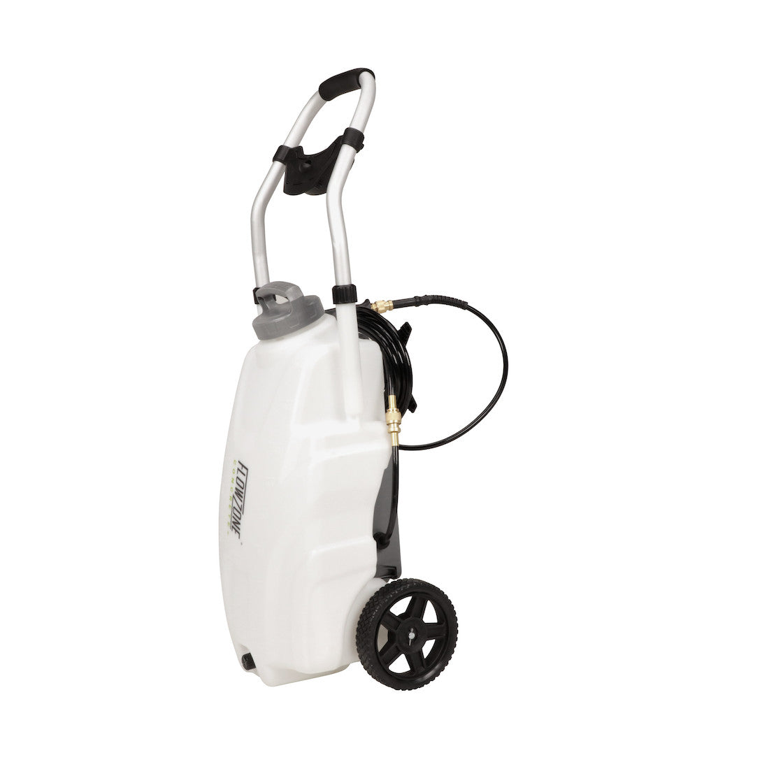 Concrete+ Monsoon 2.5 5-Position Variable Pressure Battery Rolling Sprayer (9-Gallon)