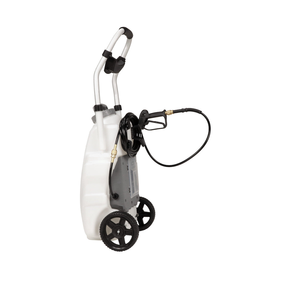 Concrete+ Monsoon 2.5 5-Position Variable Pressure Battery Rolling Sprayer (9-Gallon)