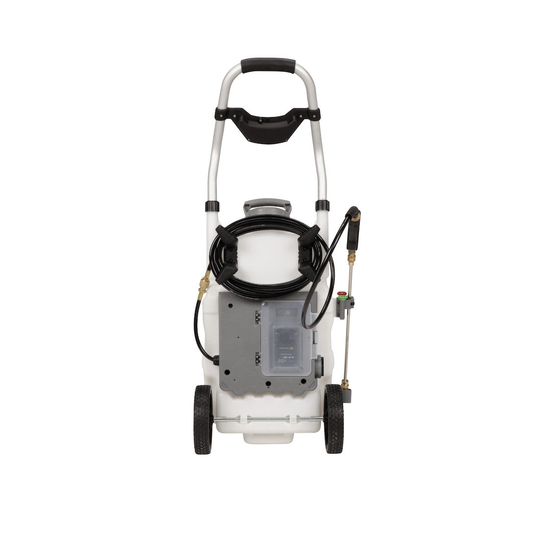 Concrete+ Monsoon 2.5 5-Position Variable Pressure Battery Rolling Sprayer (9-Gallon)