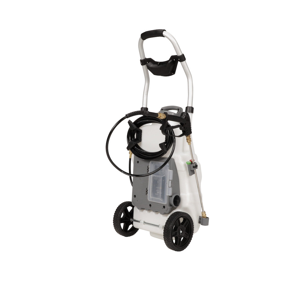 Concrete+ Monsoon 2.5 5-Position Variable Pressure Battery Rolling Sprayer (9-Gallon)