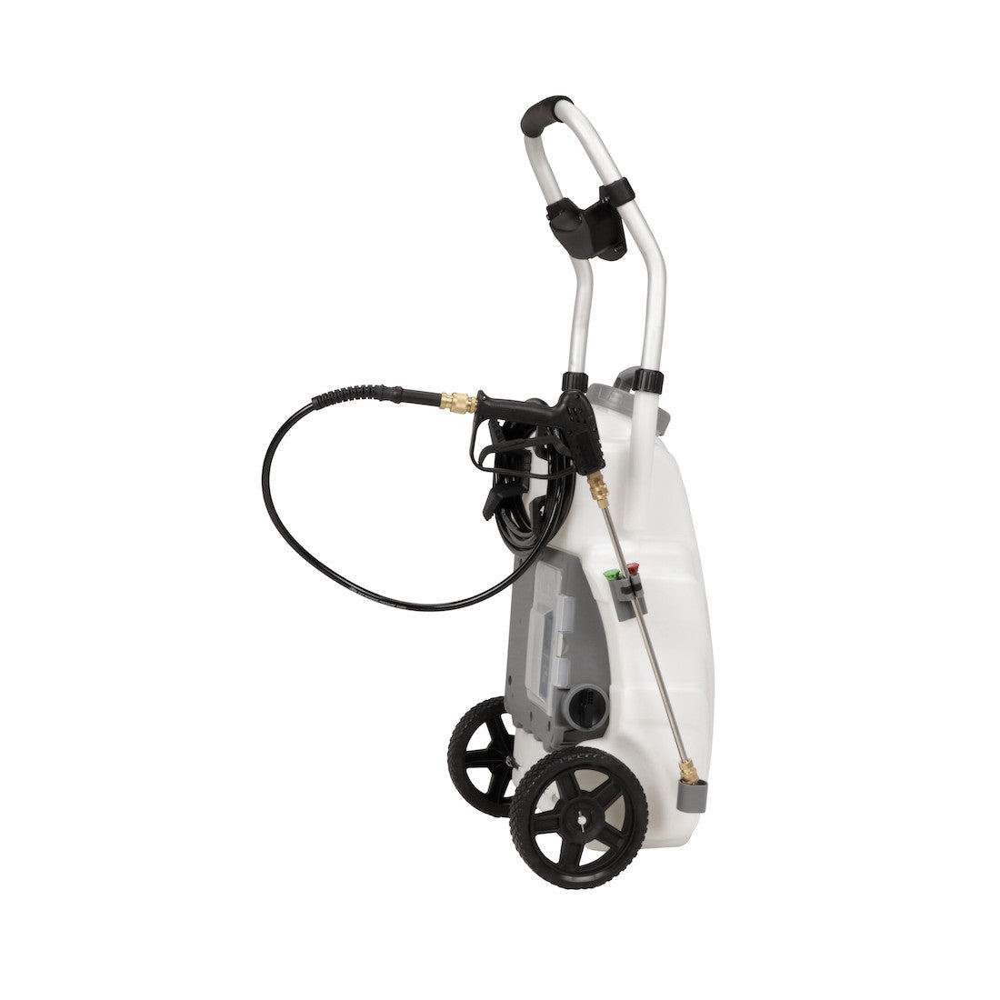 Concrete+ Monsoon 2.5 5-Position Variable Pressure Battery Rolling Sprayer (9-Gallon)