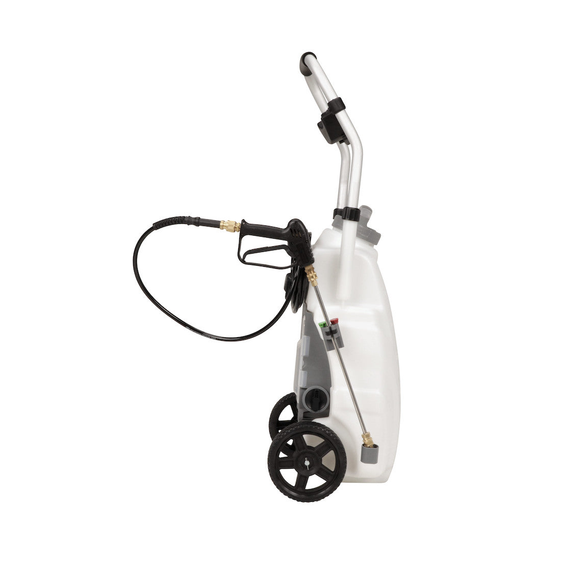 Concrete+ Monsoon 2.5 5-Position Variable Pressure Battery Rolling Sprayer (9-Gallon)