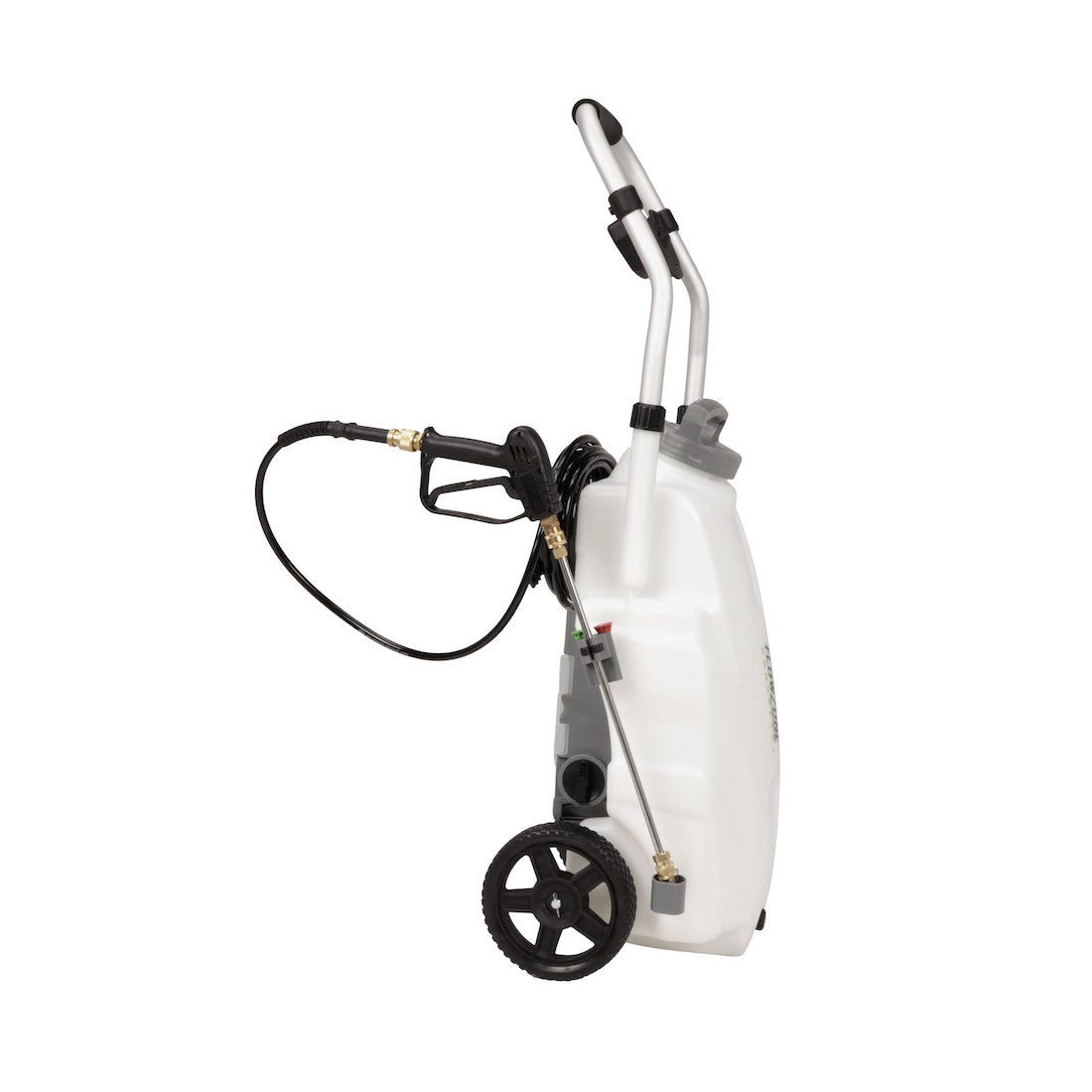 Concrete+ Monsoon 2.5 5-Position Variable Pressure Battery Rolling Sprayer (9-Gallon)