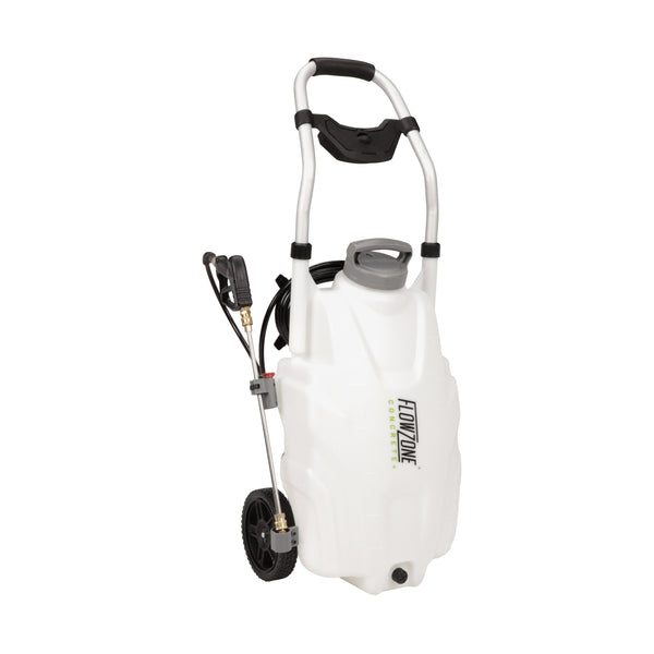 [REFURBISHED] Concrete+ Monsoon 2.5 5-Position Variable Pressure Battery Rolling Sprayer (9-Gallon)
