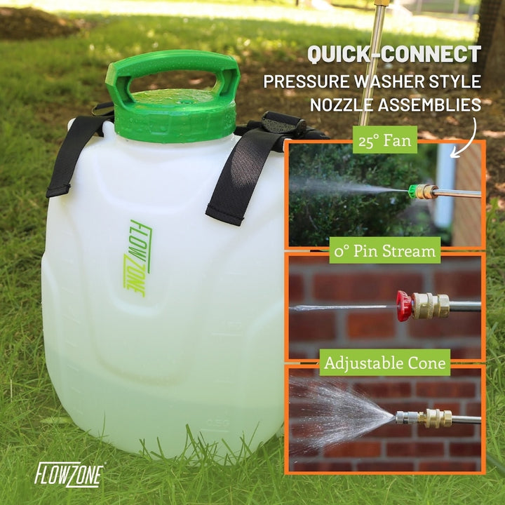 Storm 2.5 Variable Pressure Battery Sprayer (2.5-Gallon) | FlowZone®