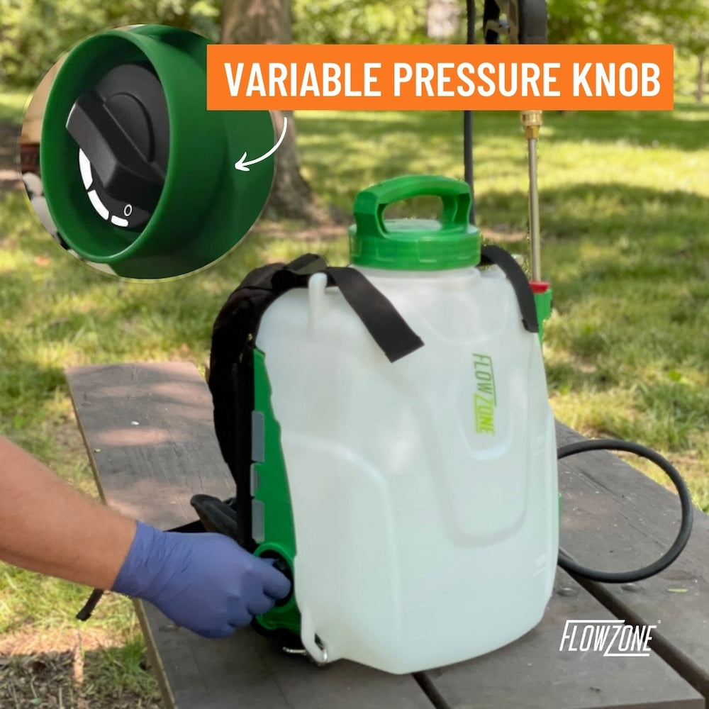 Storm 2.5 Variable Pressure 5-Position Battery Backpack Sprayer (2.5-Gallon)