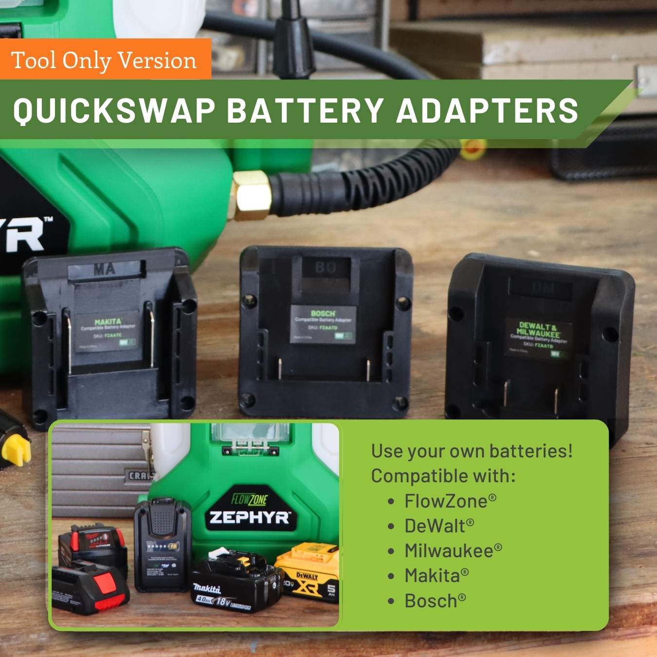 Zephyr™ Battery-Powered Backpack Sprayer | FlowZone®