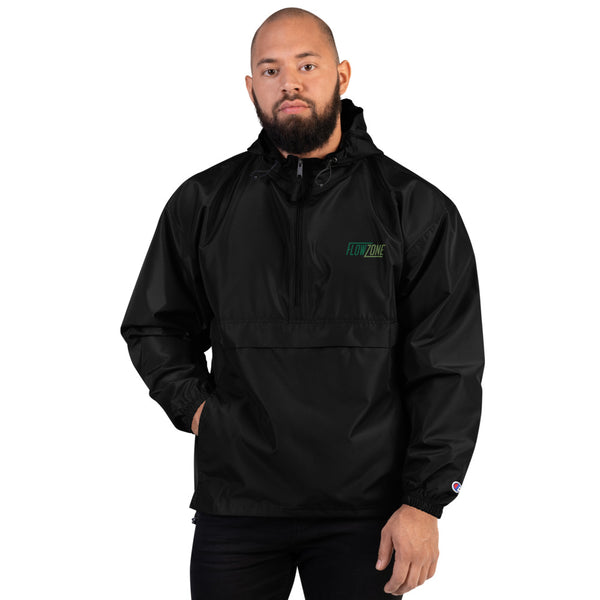 Unisex Embroidered Logo Packable Wind Jacket
