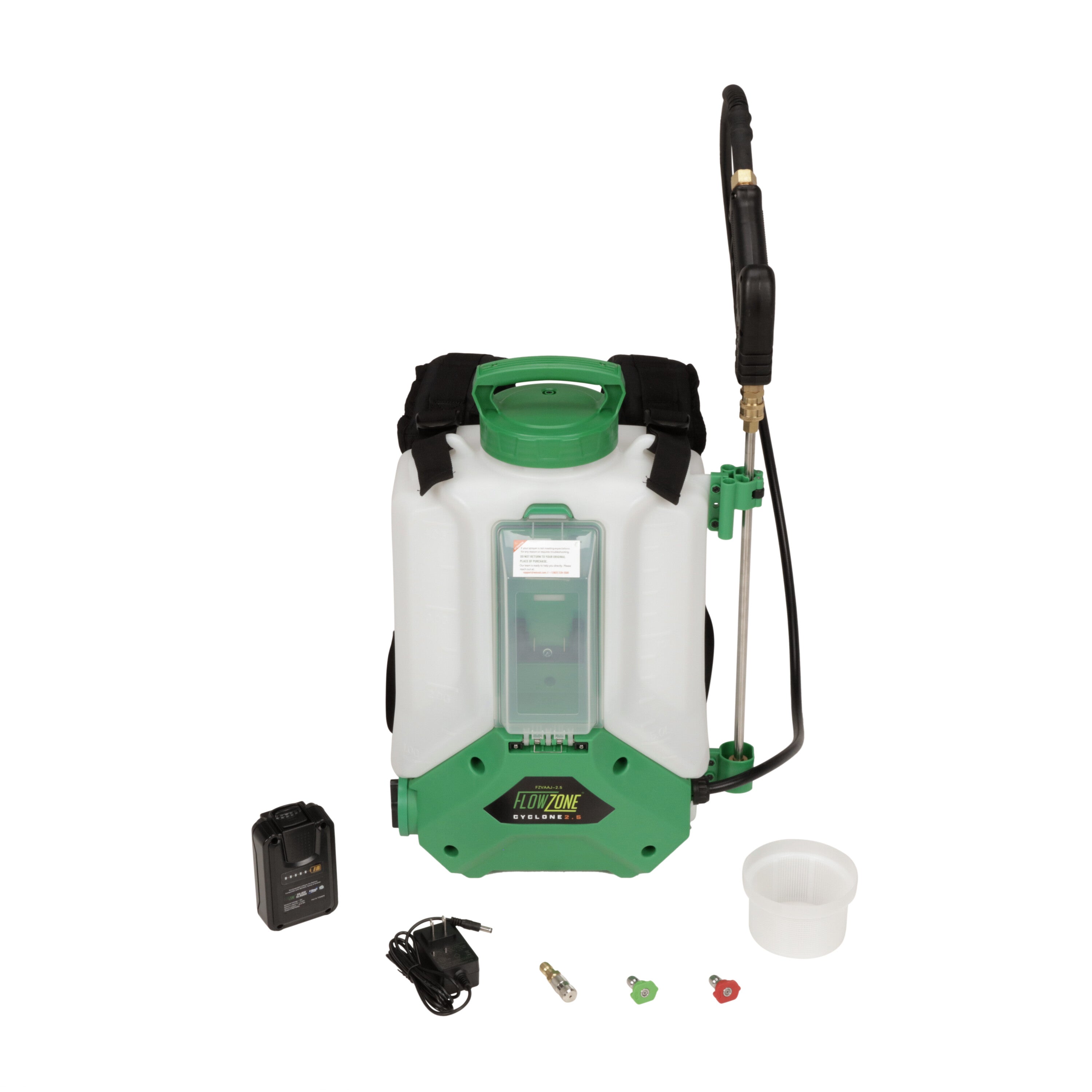 Cyclone 2.5 5-Position Battery Powered Sprayer (4-Gallon) | FlowZone®